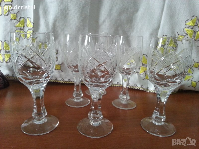 Кристални чаши за вино , снимка 1