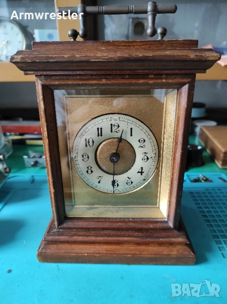 Стар Немски Часовник Хамбург Американ, снимка 1