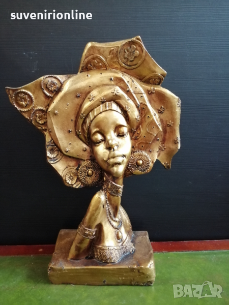 Декоративна статуетка Африканка, снимка 1