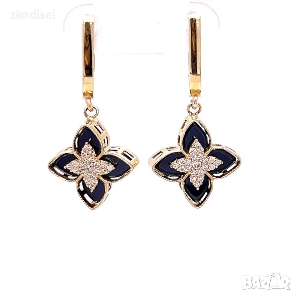 Златни обеци Roberto Coin 5,78гр.14кр. проба:585 модел:26667-3, снимка 1