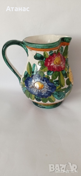 Декоративна порцеланова кана,жардениера, снимка 1