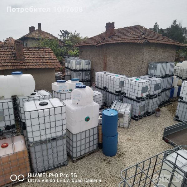 БИДОНИ 1000 ЛИТРА /IBC CONTAINERS, снимка 1