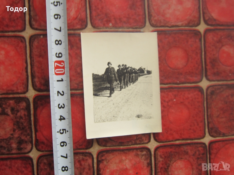 Картичка снимка немски войник 3 райх а5, снимка 1