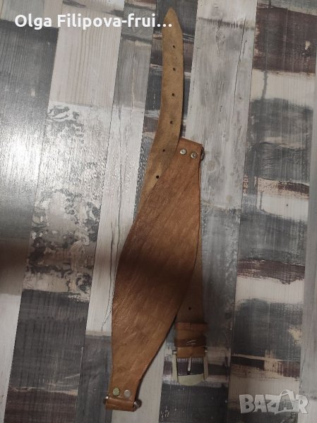 Медицински колан лумбален колан от естествена телешка кожа, снимка 1