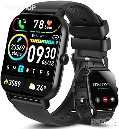Нов Aptkdoe Smart Watch/Фитнес смарт часовник за мъже жени. Водоустойчив iOS Android, снимка 1