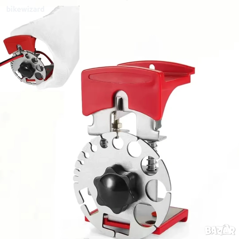 Универсален ръчен инструмент за оголване и рязане на проводници с различни диаметри НОВО, снимка 1