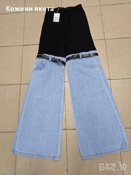 Уникални Дънки с гети , снимка 1