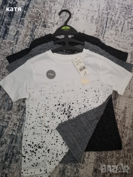 нов комплект тениски размер 4-5г 3бр, снимка 1