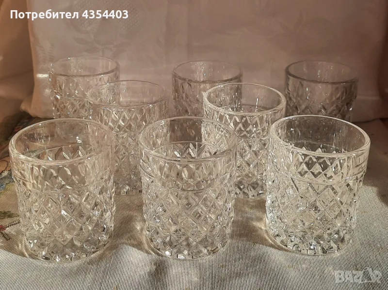 Кристален ретро сервиз за уиски – 11 броя, снимка 1