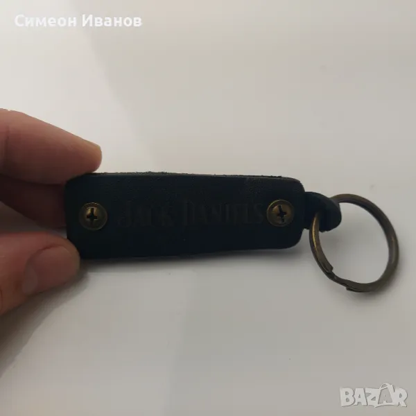  Интересен стар кожен ключодържател Jack Daniel's #5560, снимка 1