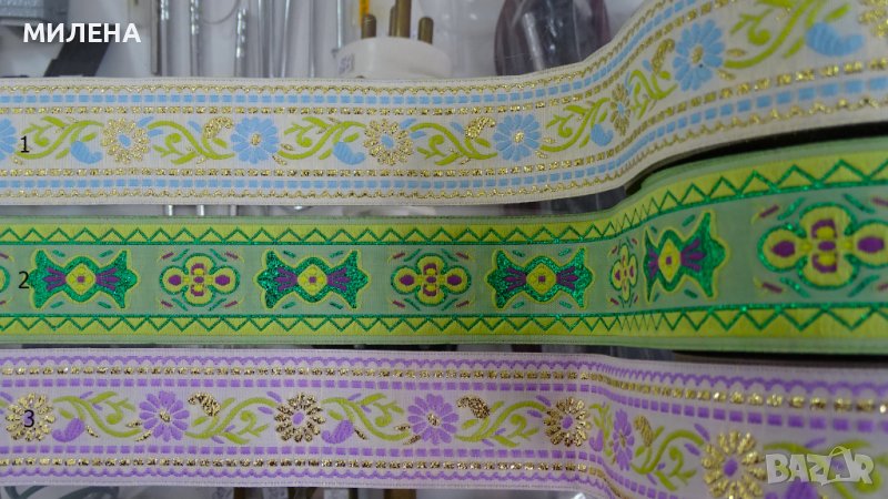 УКРАСИТЕЛНА ТЕКСТИЛНА ЛЕНТА , снимка 1