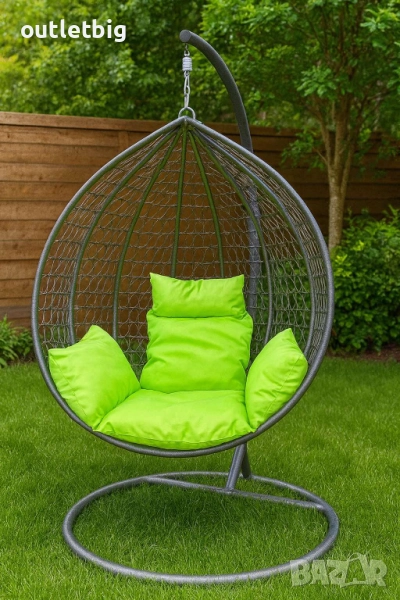 Люлка градинска висяща люлка тип гнездо,яйце–Промоция, снимка 1