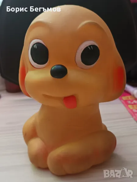 Гумена ретро играчка куче, снимка 1