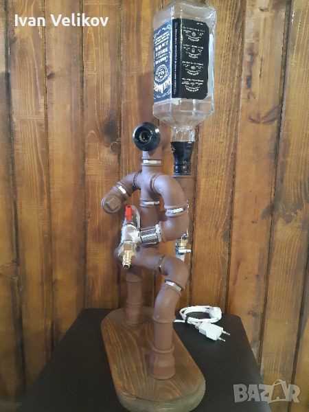 Настолна лампа в индустриален стил , снимка 1