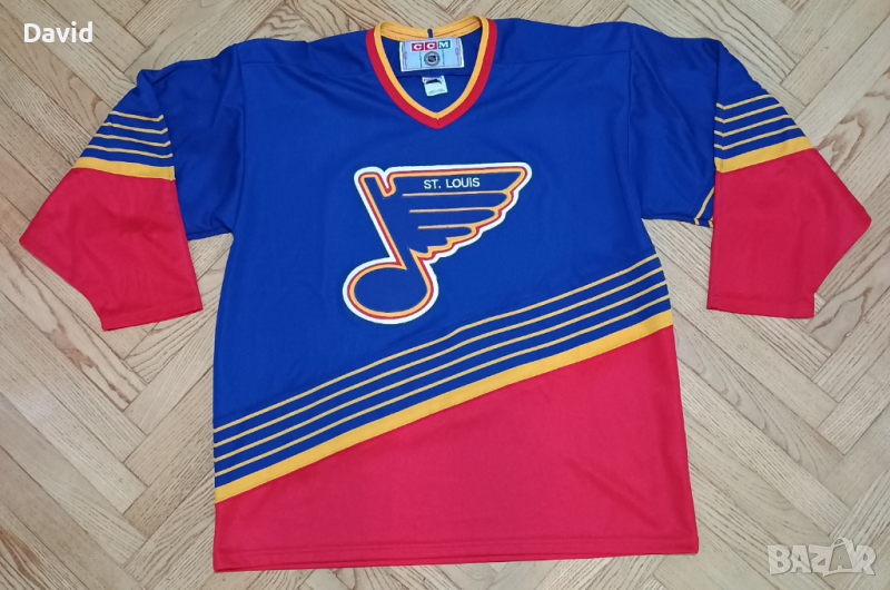 NHL ретро оригинална фланелка от 90-те на St Louis Blues, снимка 1