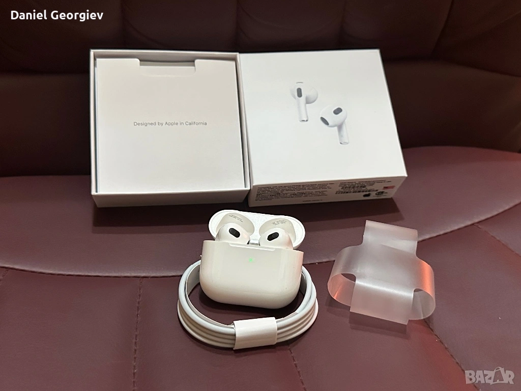НОВИ безжични слушалки AirPods 3 трета генерация., снимка 1