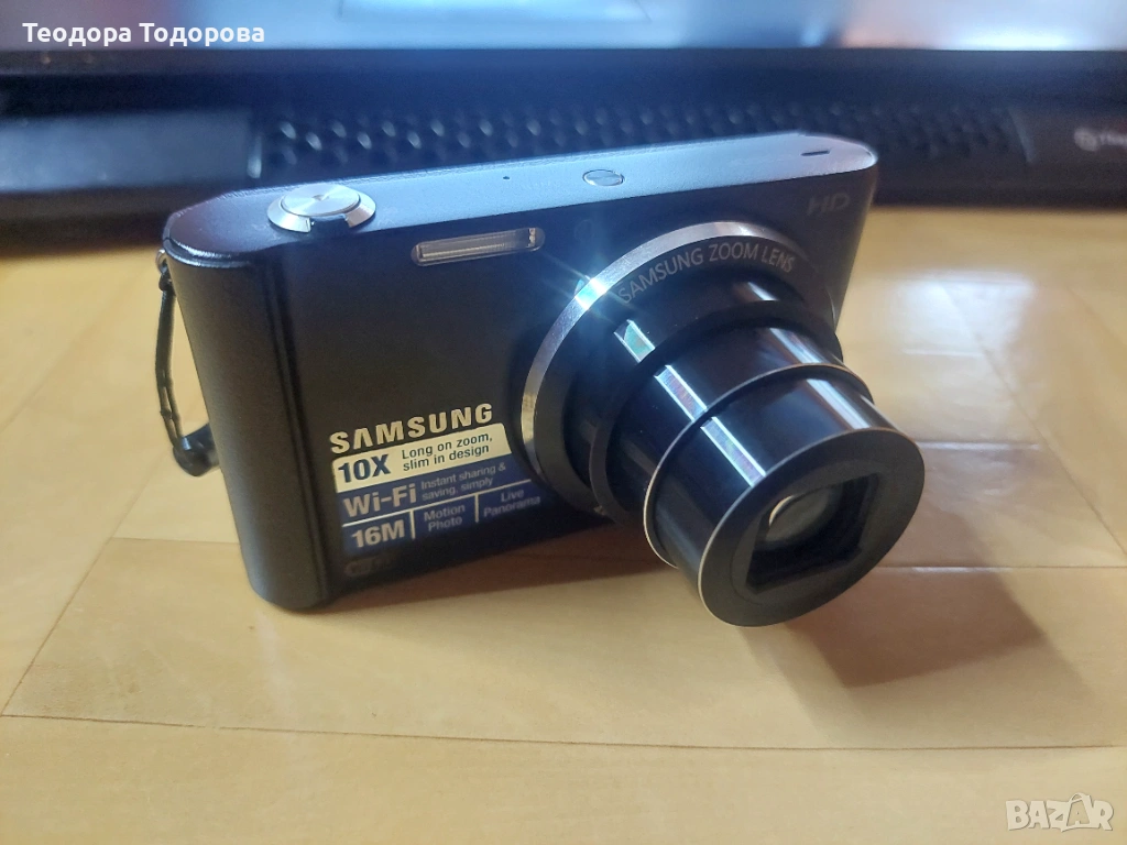 Samsung ST 200F, 16.1MP, Black, снимка 1