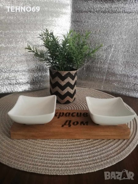 НОВО! Керамични купички за сос на поставка, снимка 1