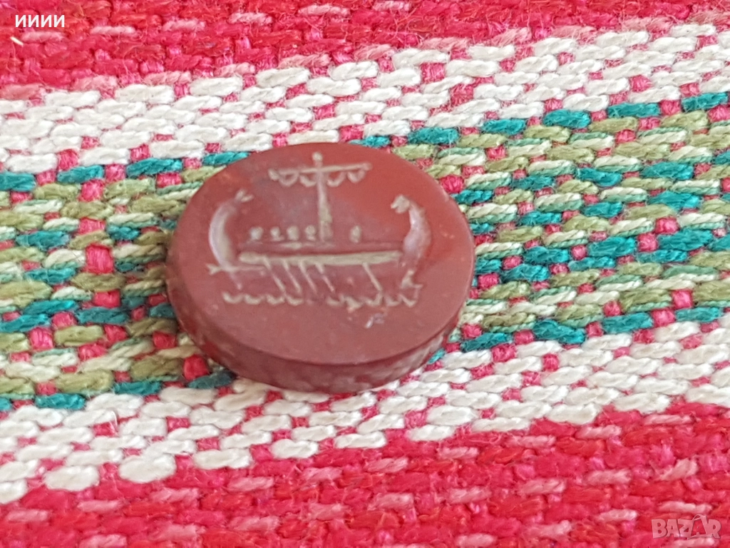 Камък гема кораб галера, снимка 1