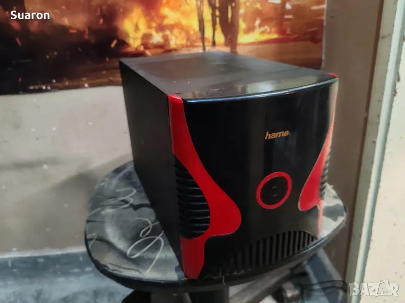 Активен субуфер ,,hama" + два изхода за колони, снимка 1