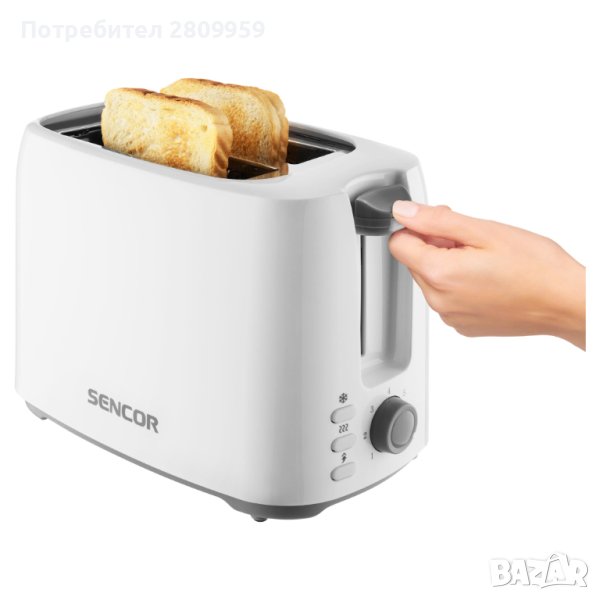 Тостер Sencor STS 2606WH, 750 W, снимка 1