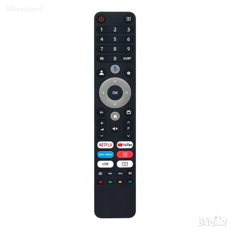 VINABTY Резервно дистанционно с глас за PEAQ LED телевизори PTV 50GU-5024C, 55GMU-5024C НОВО, снимка 1