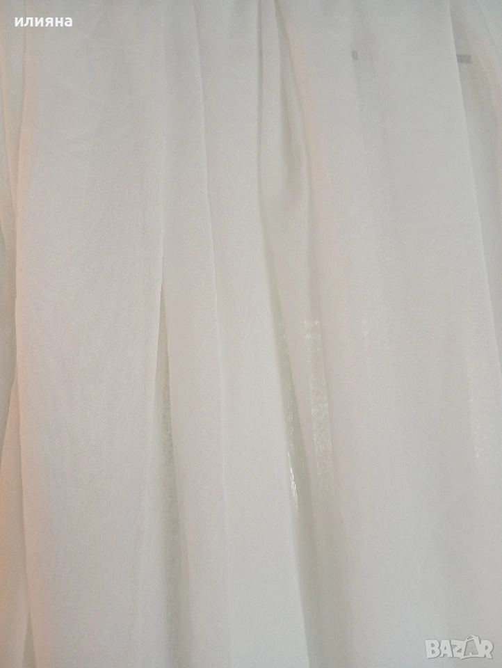 Тънко бяло перде, снимка 1