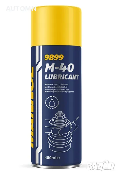 Мултифункционален спрей против ръжда MANNOL Anti Rost M-40 SCT-9899 – 450 мл, снимка 1