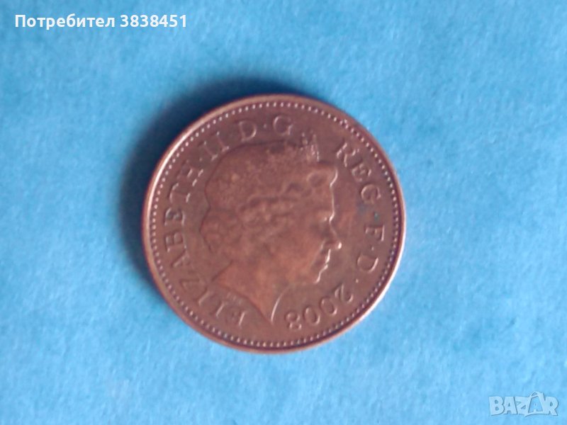1 one penny 2008 г.Англия, снимка 1