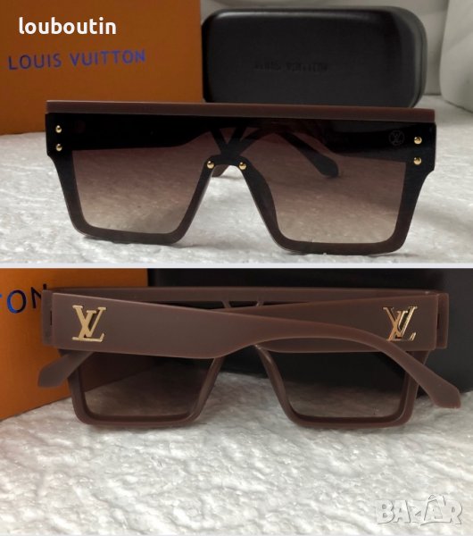 Louis Vuitton 2023 висок клас дамски слънчеви очила маска мъжки унисекс, снимка 1