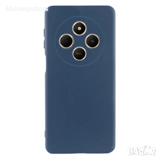 Силиконов кейс iPaky матиран, За Honor Magic7 Lite, Тъмносин и Протектор, снимка 1