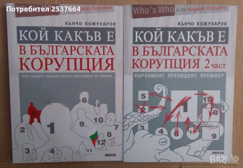 Кой какъв е в българската корупция 1 и 2 част   Кънчо Кожухаров, снимка 1