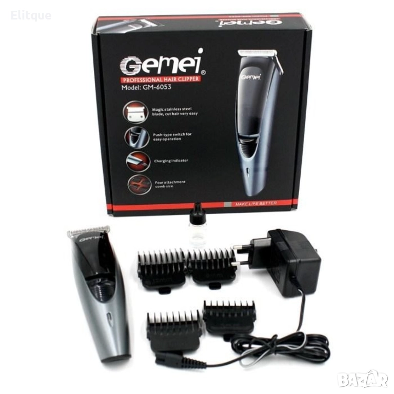 Машинка за подстригване Gemei Gm 6053 SHAV48, снимка 1