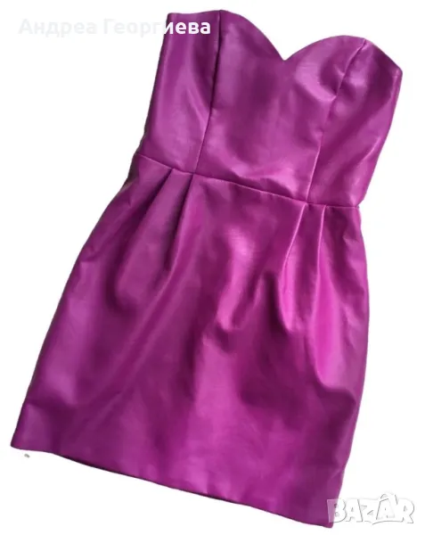 Кожена рокля Topshop, снимка 1