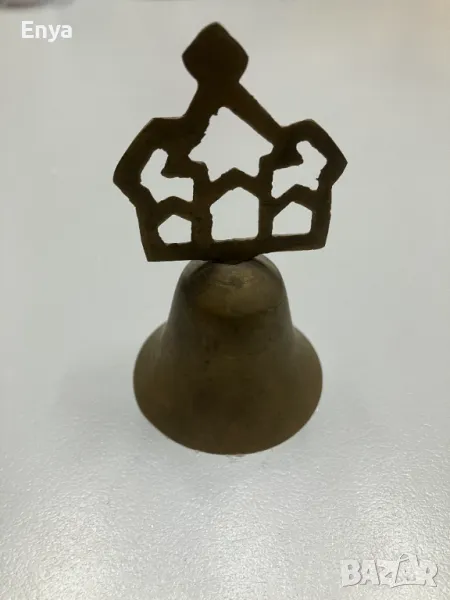 Настолна камбана от Витлеем, от месинг, снимка 1