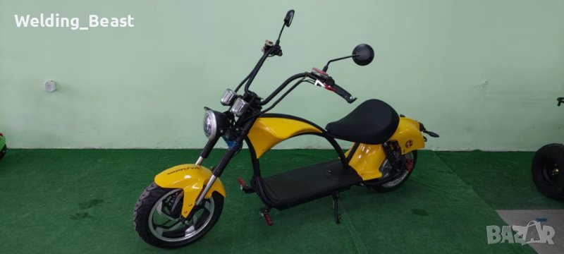 Електрически чопър  HARLEY-DAVIDSON Yellow 2500W/60V/20AH, снимка 1