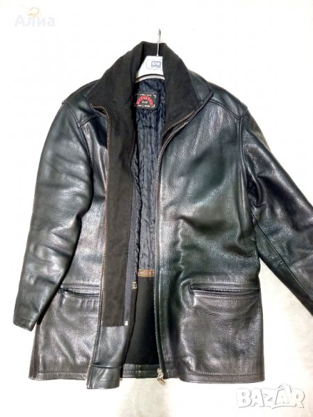 Мъжка кожена шуба XL , снимка 1