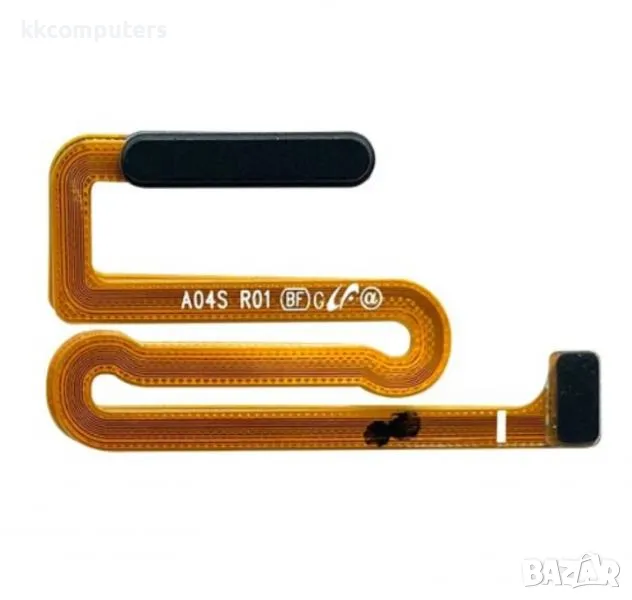 Лентов кабел Бутон включване за Samsung A04s / Черен / Баркод : 116400, снимка 1