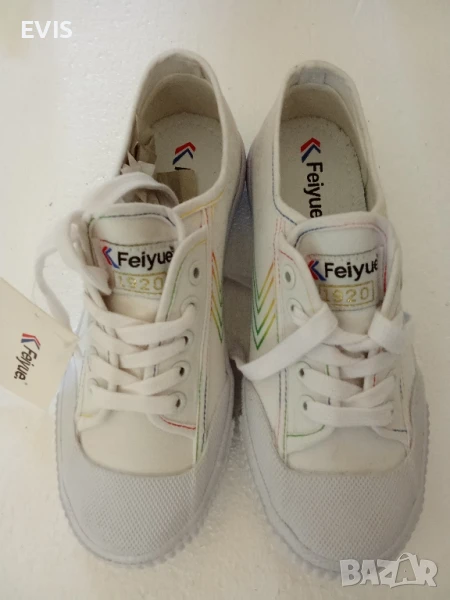 Нови бели маратонки Feiyue , снимка 1