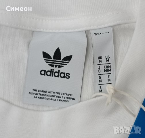 Adidas Originals Trefoil оригинална блуза M Адидас памук фланелка, снимка 3 - Спортни дрехи, екипи - 41748904