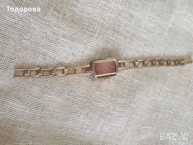 Руски механичен часовник с позлата  -Луч, снимка 6 - Антикварни и старинни предмети - 41631733