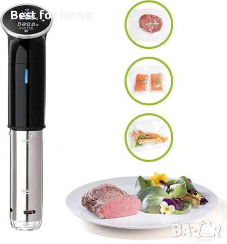 LAICA Sous Vide Stick SVC107 - здравословно и диетично готвене, снимка 5 - Мултикукъри - 51263742