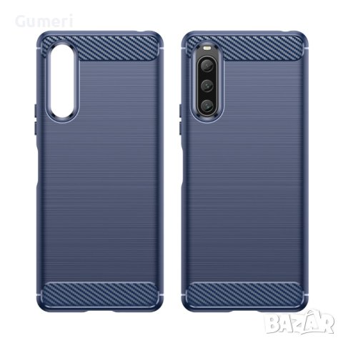 Sony Xperia 10 V Удароустойчив Гръб Карбон, снимка 8 - Калъфи, кейсове - 41615715