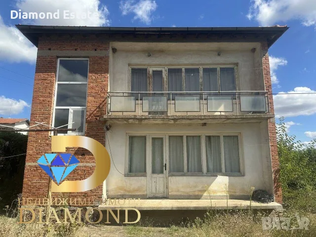 Двуетажна къща в село Хлябово, обл. Хасково, снимка 3 - Къщи - 56225341