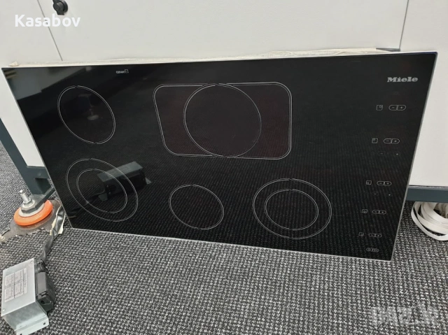 90см - Miele KM454 - Керамичен Плот Котлони 5 зони за Вграждане Миеле