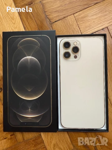 iphone 12 pro max 256gb gold, снимка 1