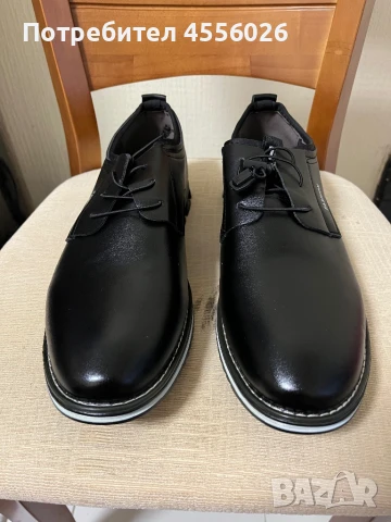 Обувки мъжки кожени 48номер, снимка 9 - Официални обувки - 51272240