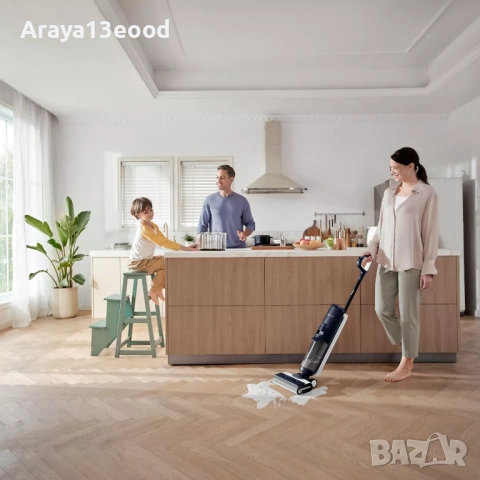 Вертикална прахосмукачка за сухо и мокро почистване Tineco Floor One S6 FlashDry Pet, снимка 6 - Прахосмукачки - 53812184