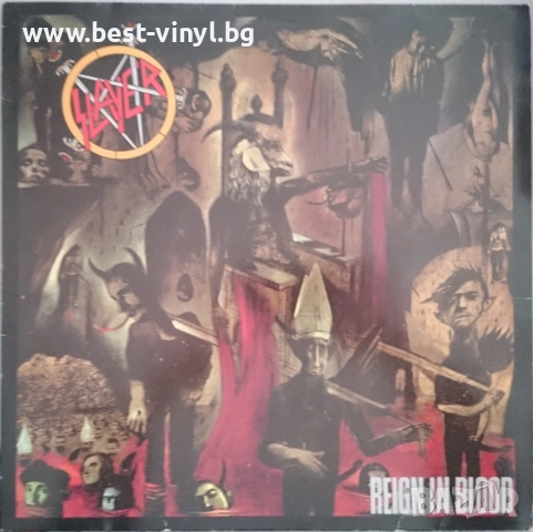 Грамофонна Плоча (Slayer - Reign in Blood, 1st EU Press)