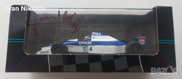 1/43 Tyrell-Ford 019 Jean Alesi by Onyx с автограф от Алези!, снимка 2 - Фен артикули - 41462849
